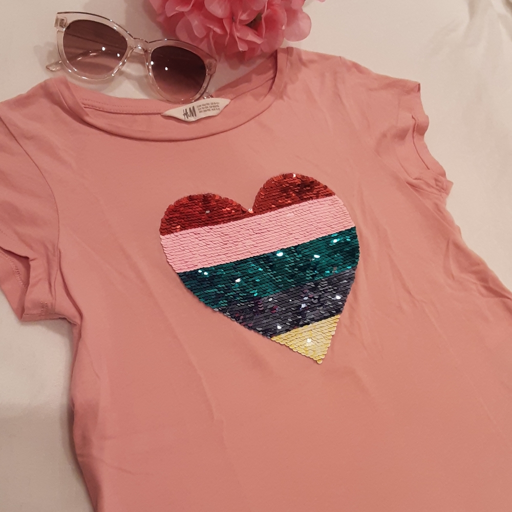 GIRLS: H&M Flip Sequins T-Shirt